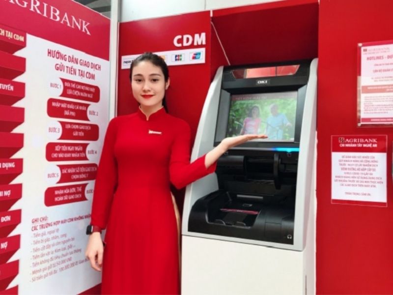 Hướng dẫn rút tiền ATM Agribank